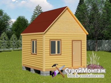 Дома из бруса до 300 тысяч рублей